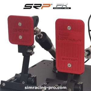 Formula Simracing pedals red color keys