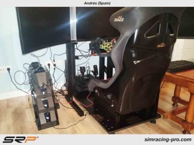 SimRacing Pedals Andres trasera