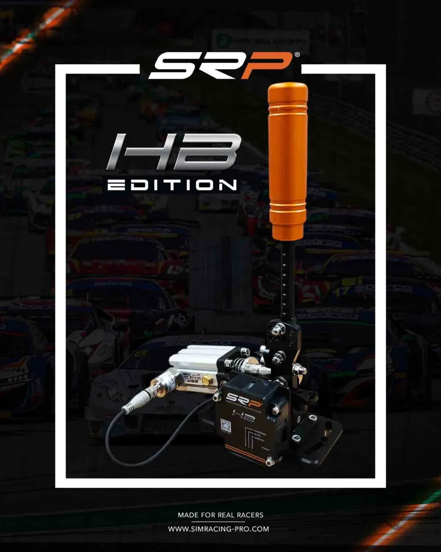 SRP HB Pneumatic Handbrake — Drift and Rally Sim Racing